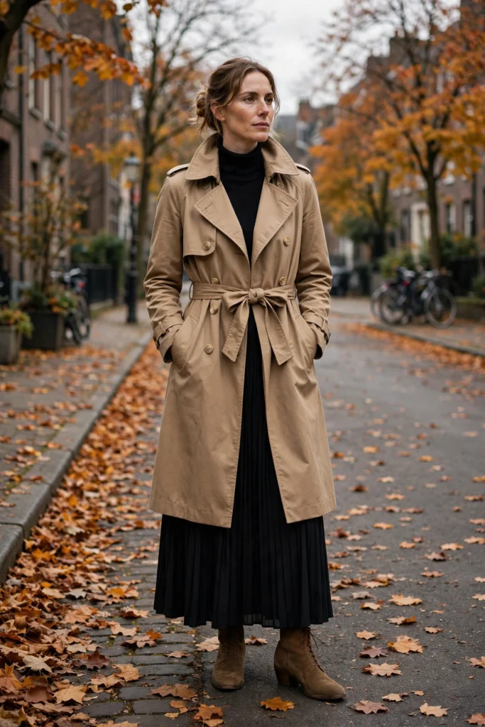 14 Brown Boots Outfits for Fall (Maxi Skirts, Jeans & Dresses)